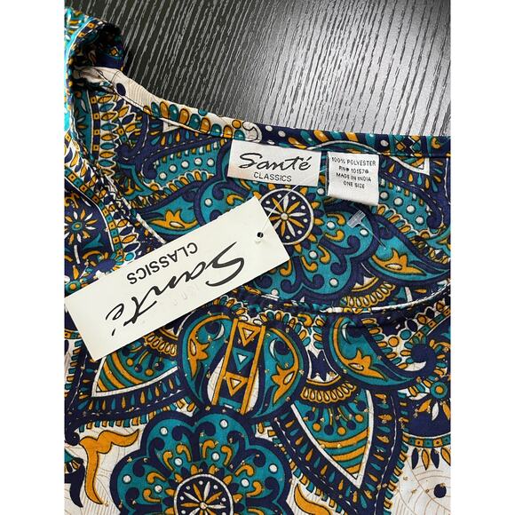 NWT Sante Classics Boho/Bollywood/Hippie Kaftan/Miu Miu Beach Dress - Picture 4 of 4